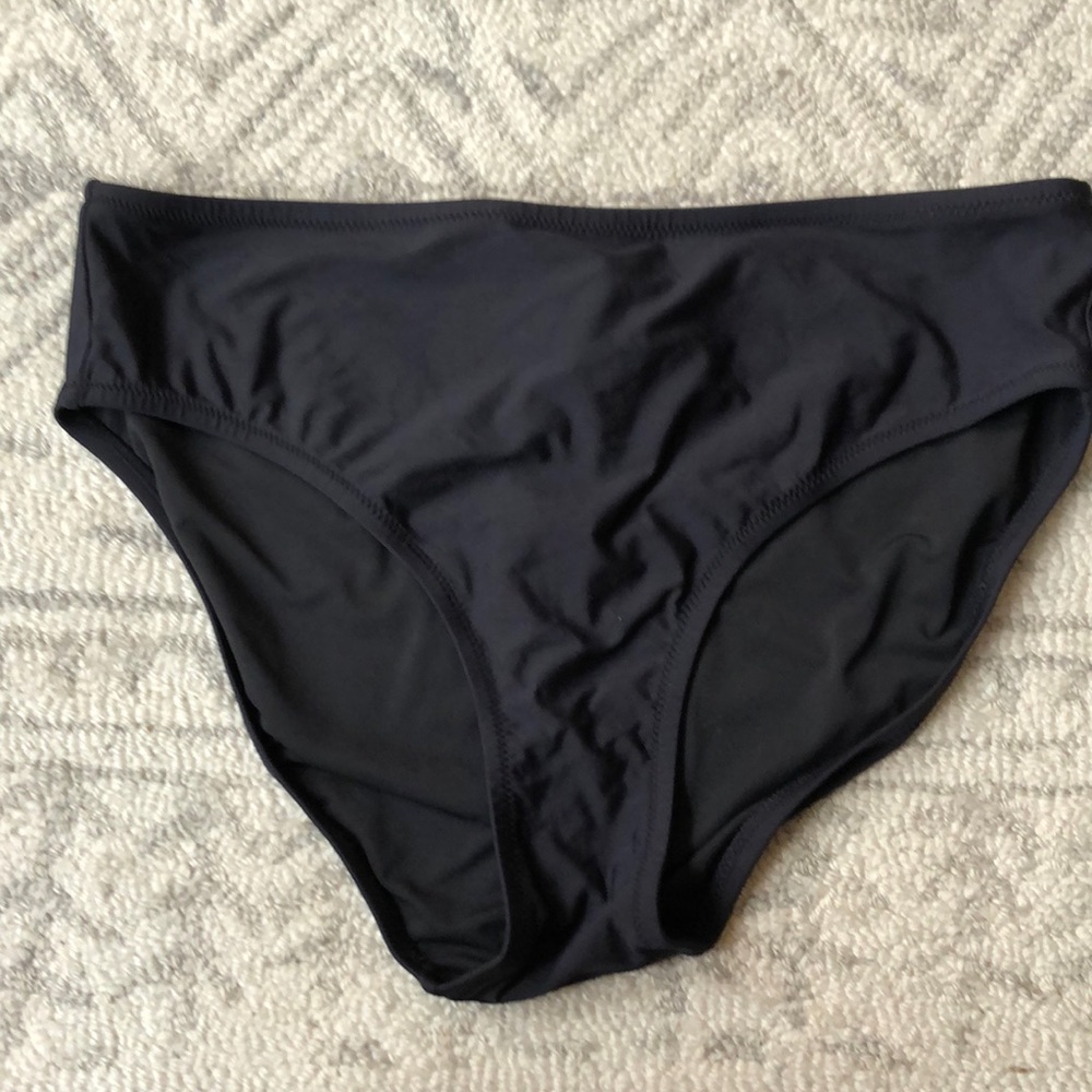 J.Crew high rise bikini bottom size medium.  NWT